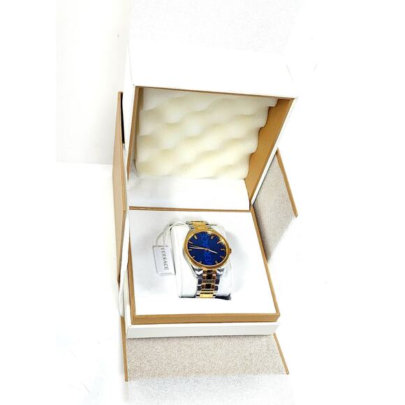 VERSACE V-Vertical Wristwatch Water Resistant 5ATM SWISS MADE Greca $985 RRP. main image 5